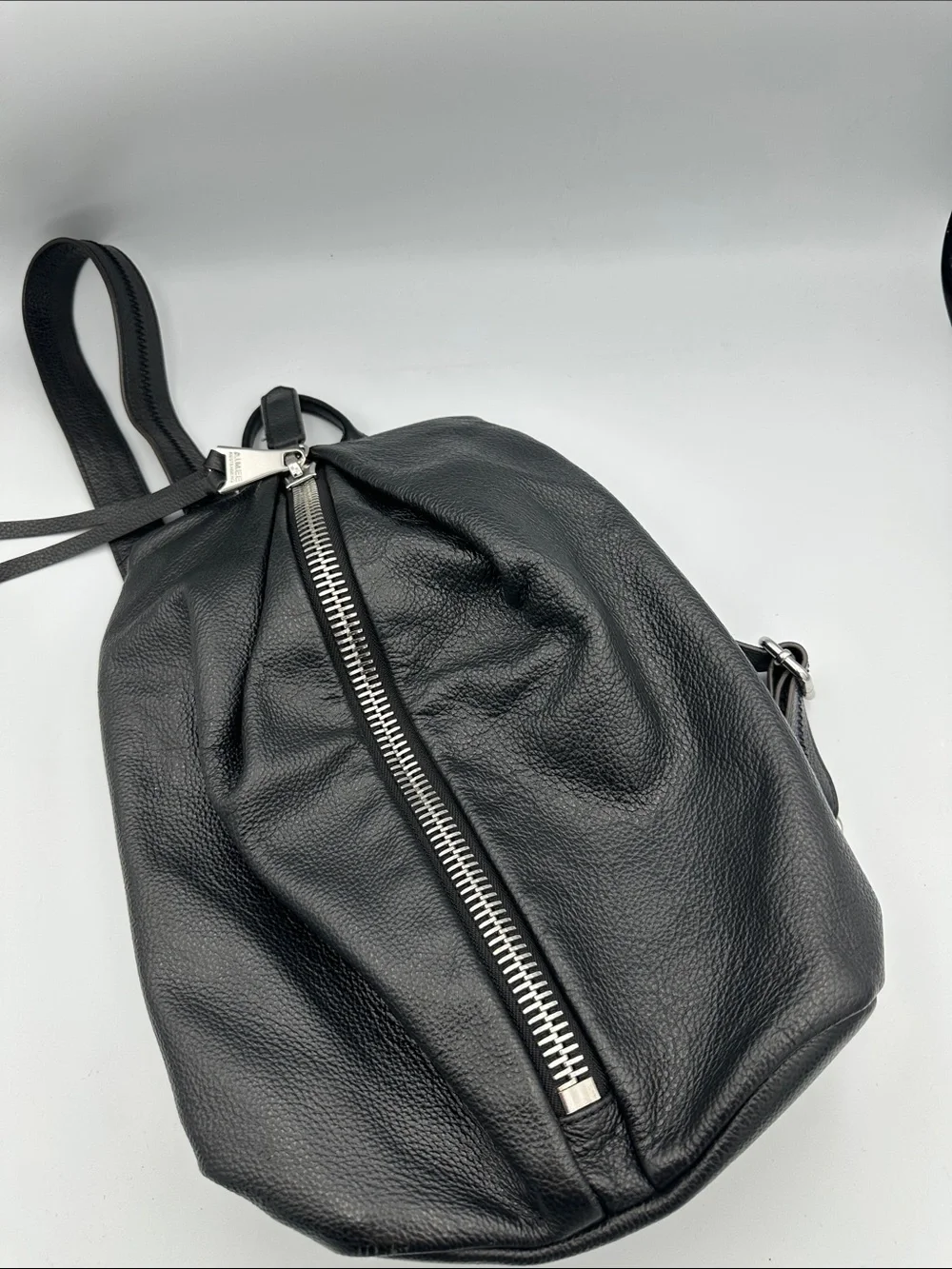 Aimee Kestenberg Tamitha Black Pebbled Leather Backpack